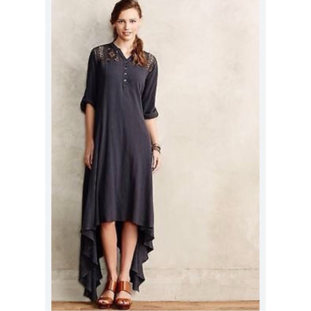 Anthropologie Tindaya Maxi Dress by Gypsy Navy, size XS